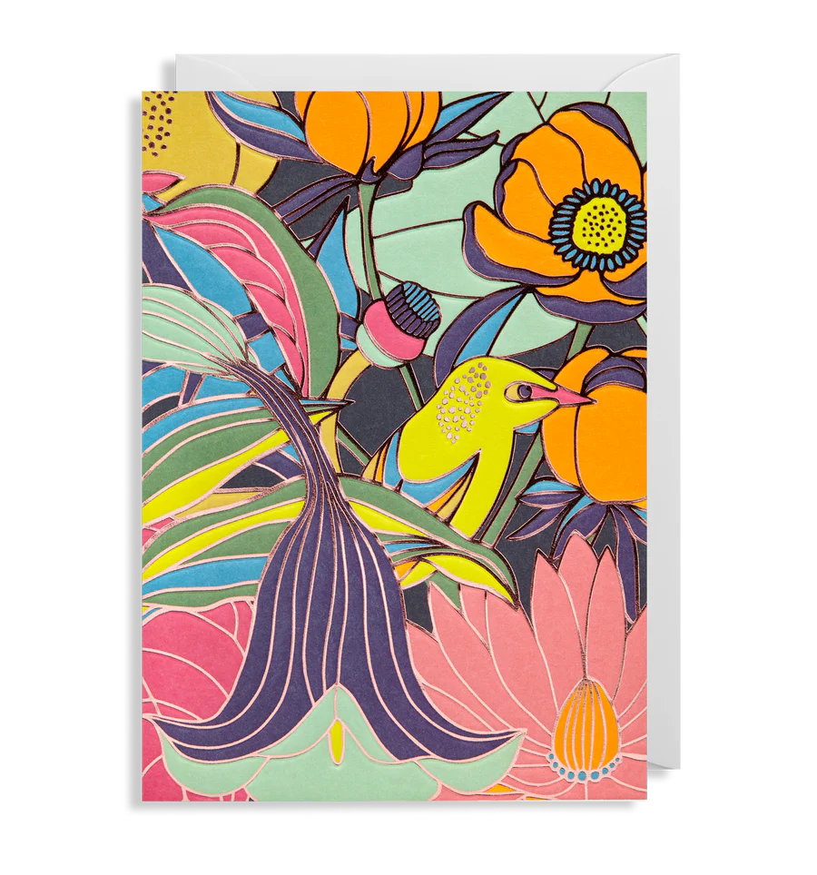 Hawaii Tropical Floral Card