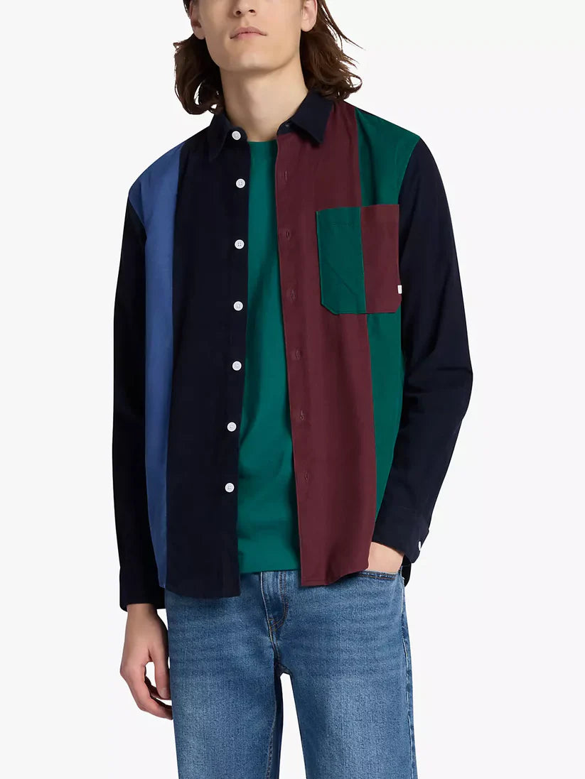 Panino Cord Long Sleeve Shirt - Multicolour