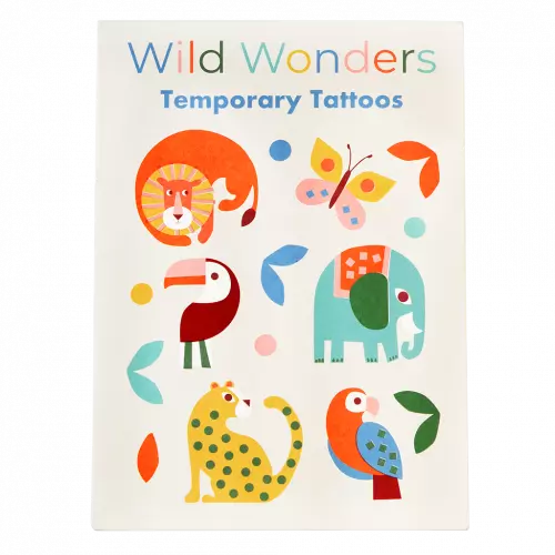 Wild Wonders Temporary Tattoos (2 Sheets)