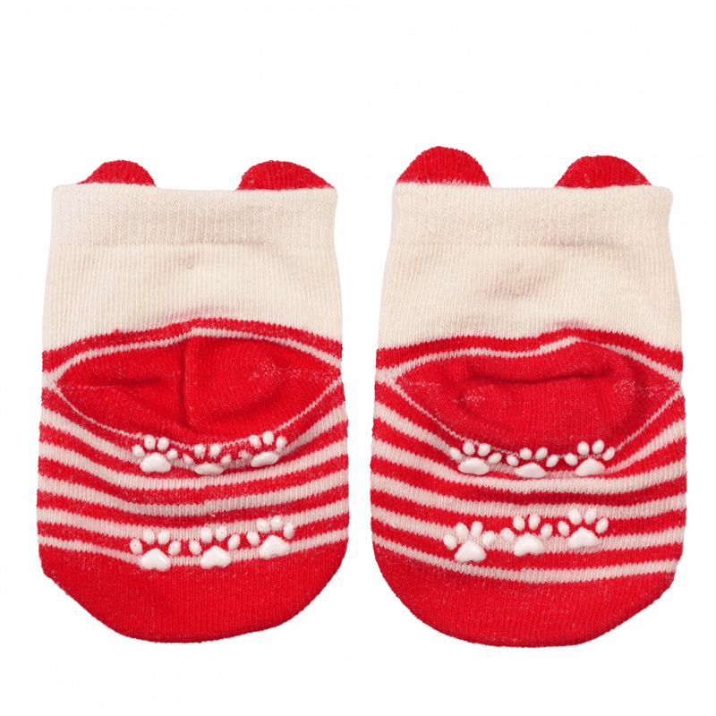 Red Cat Baby Socks - Set of 1