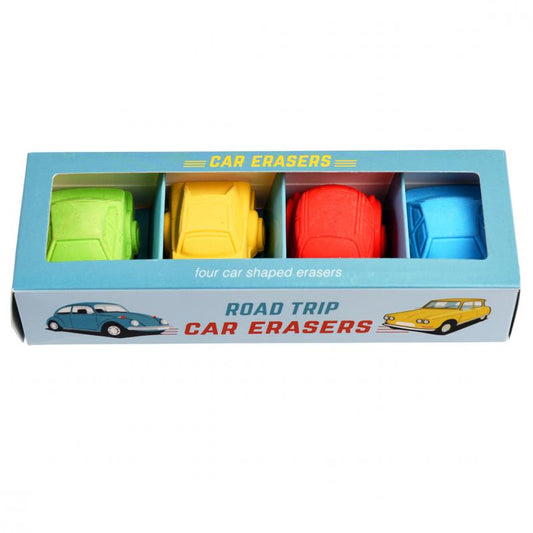 Car Erasers - Set of 4