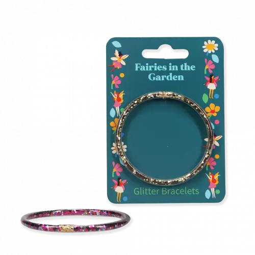 Fairies In The Garden Glitter Bracelets (Set of 2)