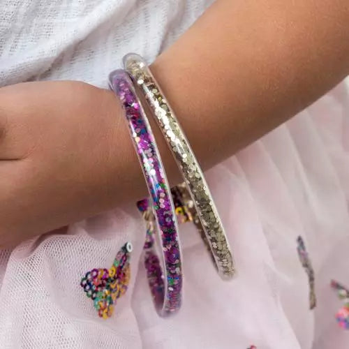 Fairies In The Garden Glitter Bracelets (Set of 2)