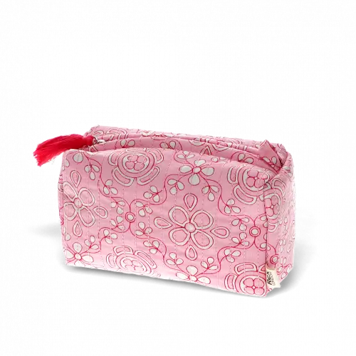 Quilted Makeup Bag - Anushka