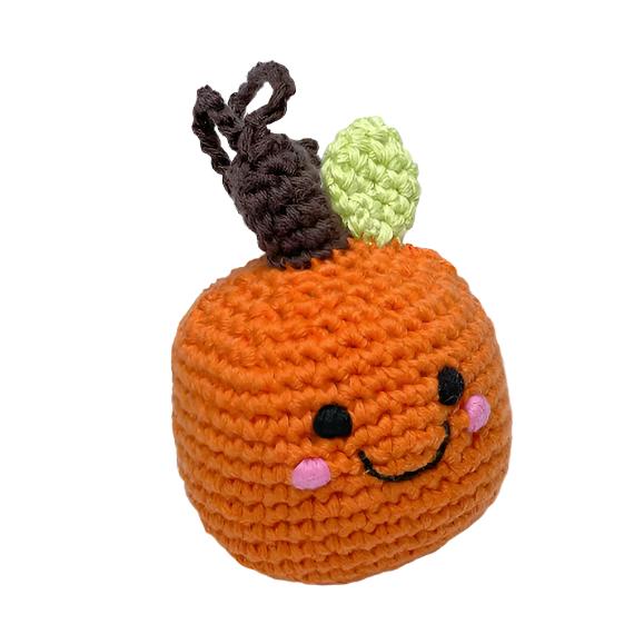 Pebble Knitted Orange Decoration