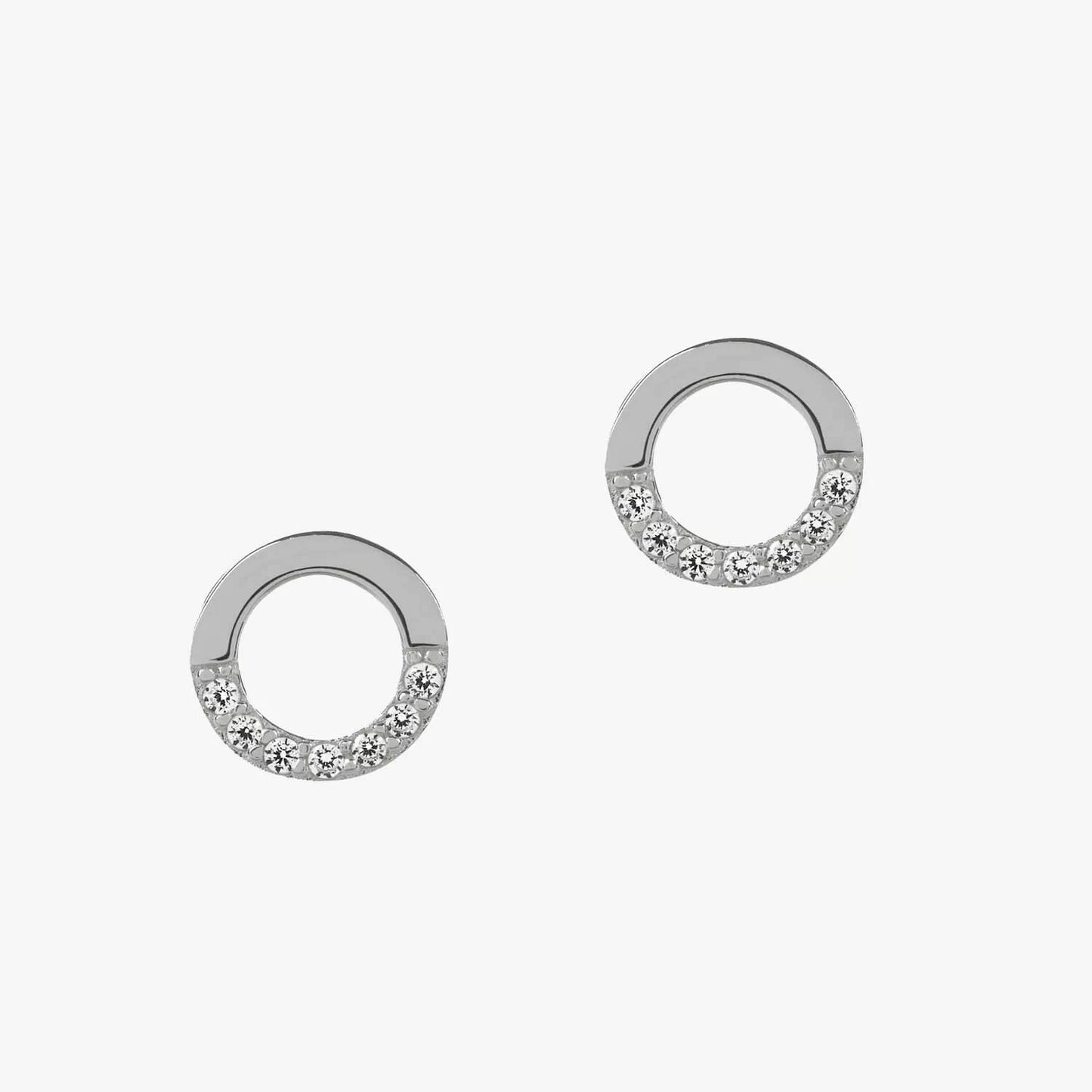 Matthew Calvin Semi-Set Studs Silver