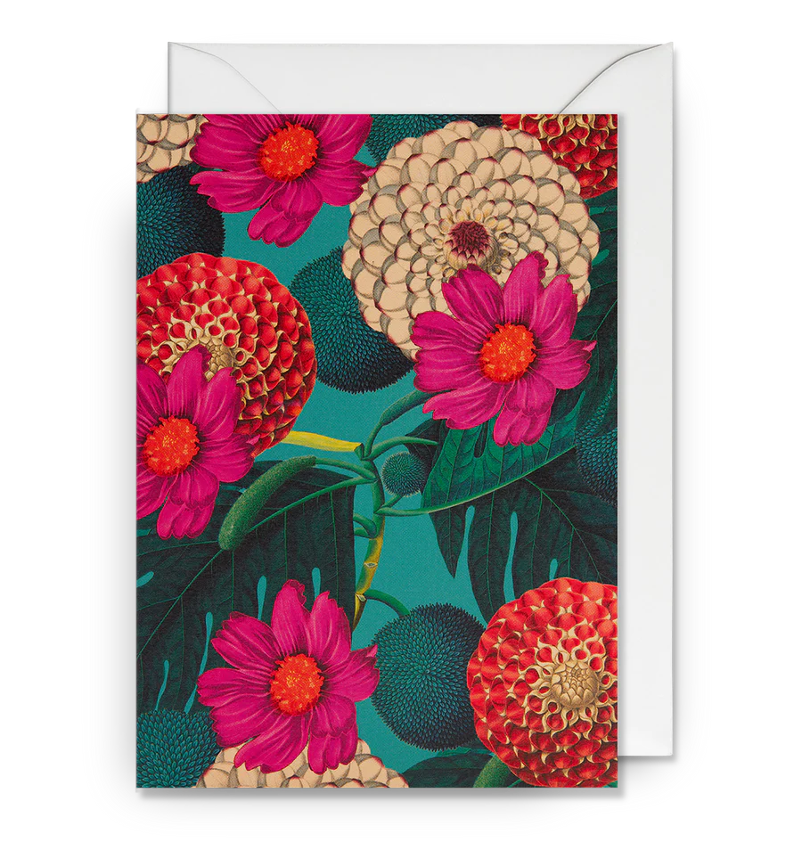 Botanic Dahlia Card