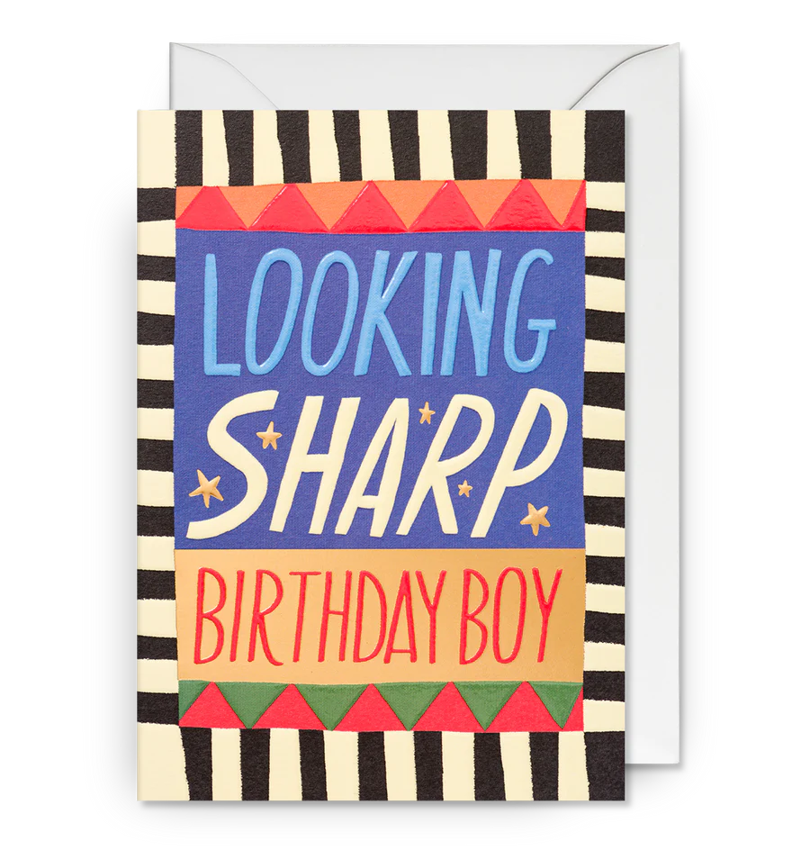 Looking Sharp Birthday Boy Card – Lark London