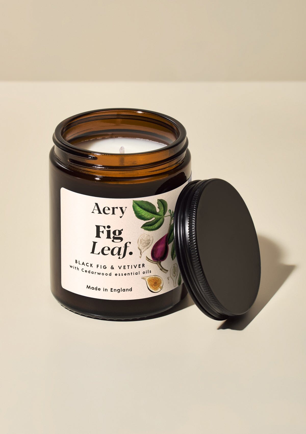 Aery Scented Jar Candle - Fig Leaf