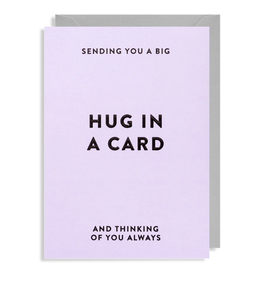 Sending a Big Hug in a Card