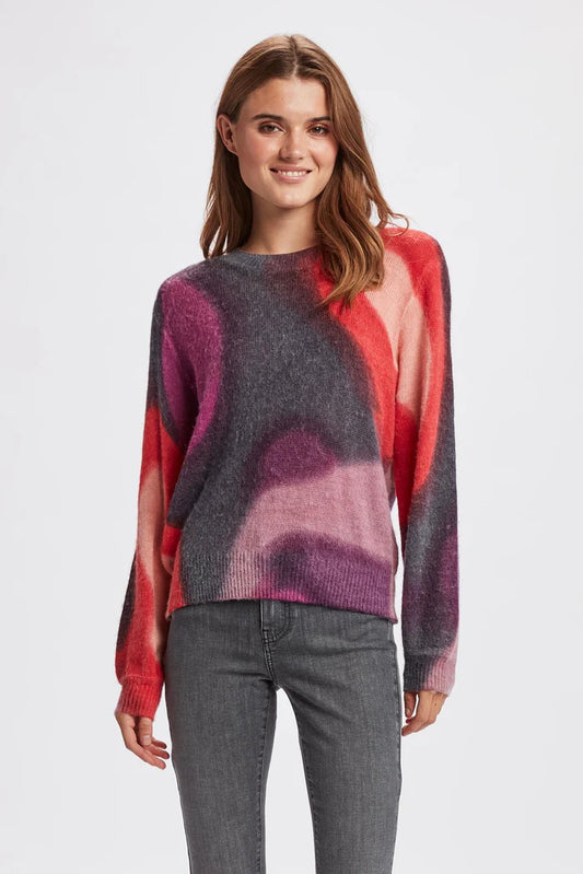 Numph Nublur Pullover- Vibrant Orchid