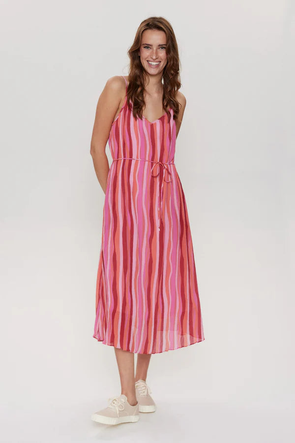 Numph Nuisabel Dress - Pink Lemonade