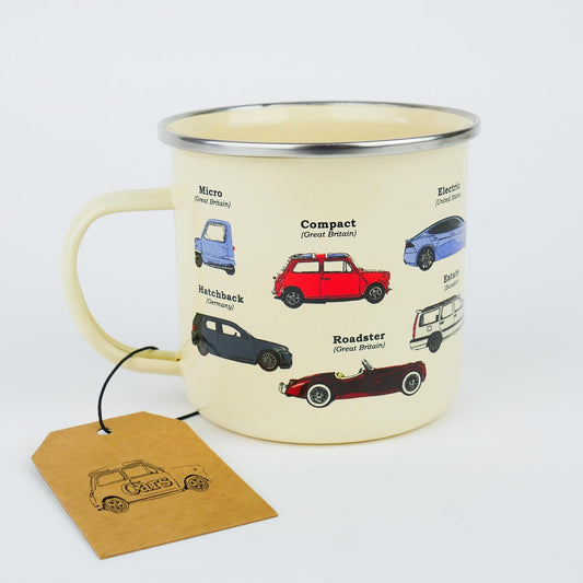 Car Enamel Mug