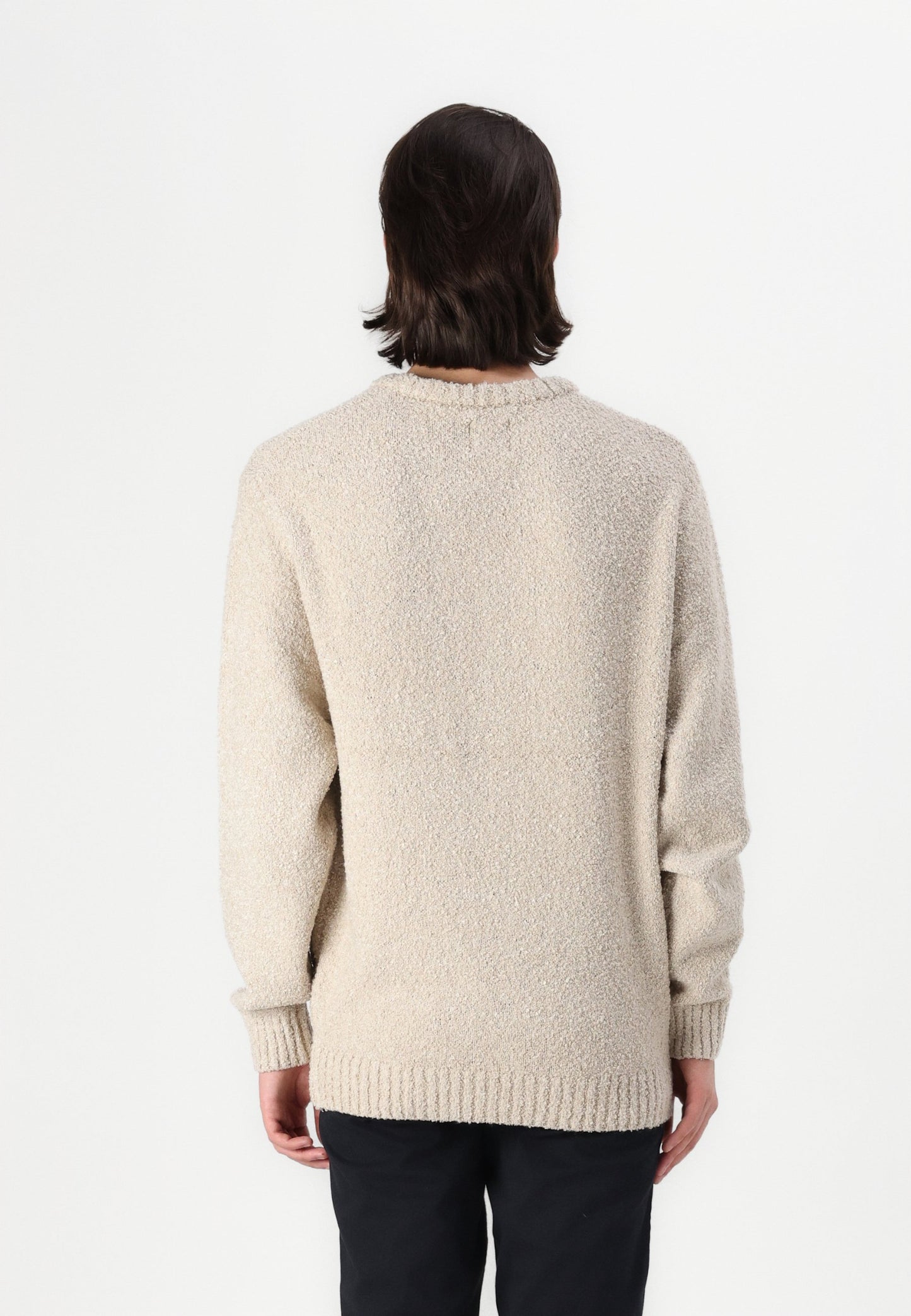 Only & Sons Rory Boucle Knit Jumper - Silver Lining