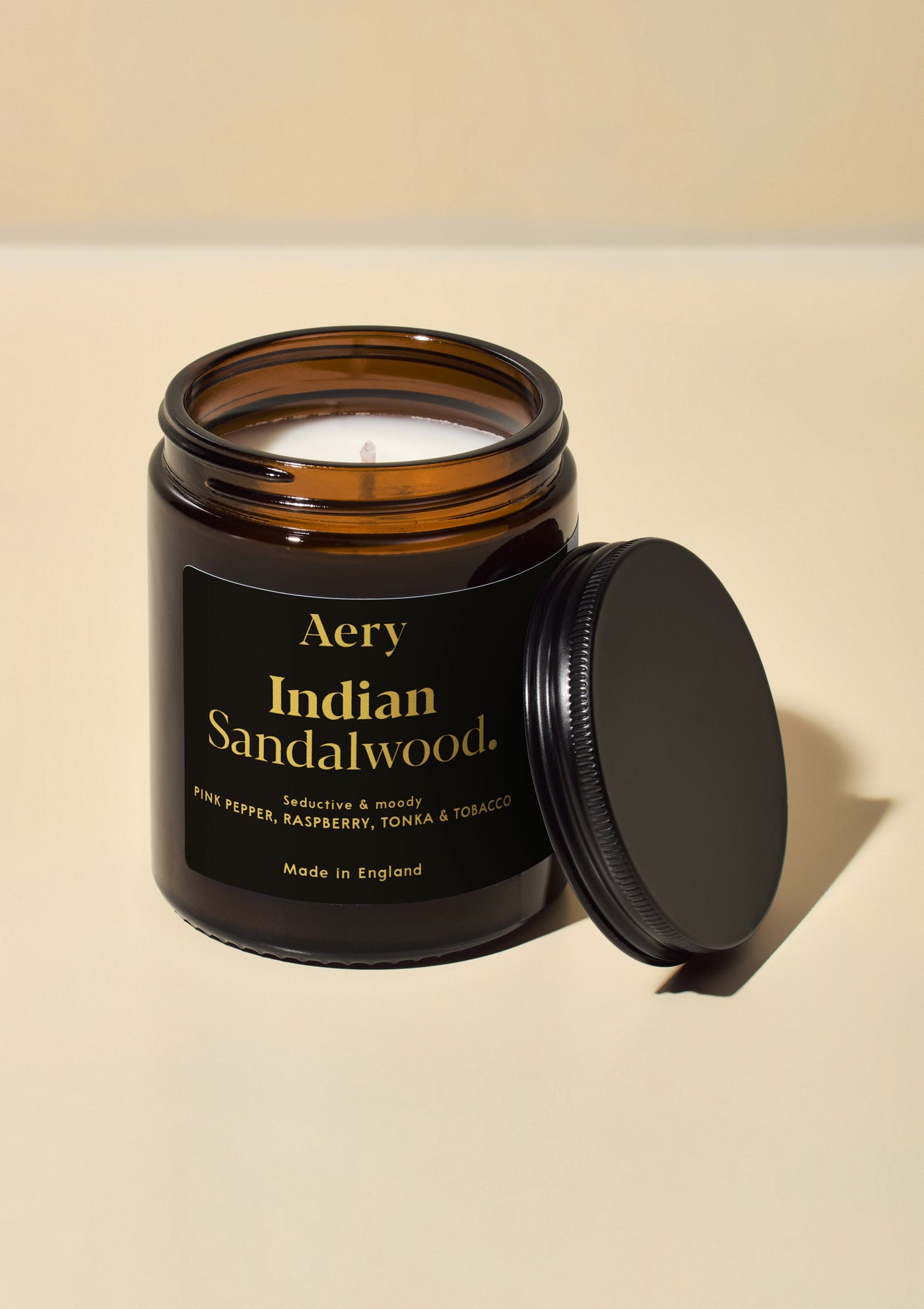 Aery Scented Jar Candle - Indian Sandalwood