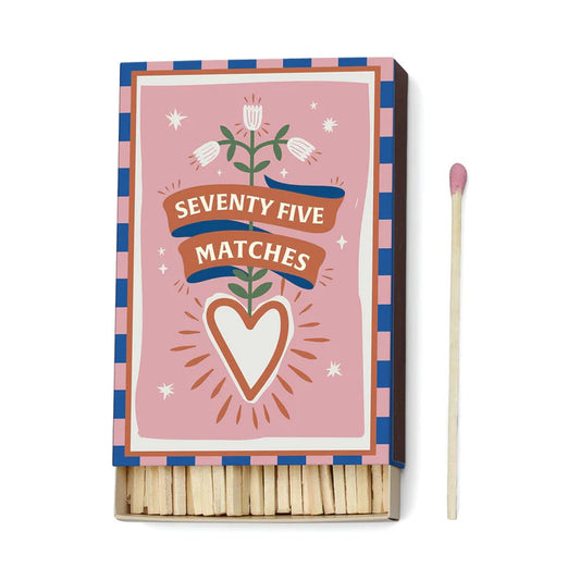 75 Boxed Matches - Hearts