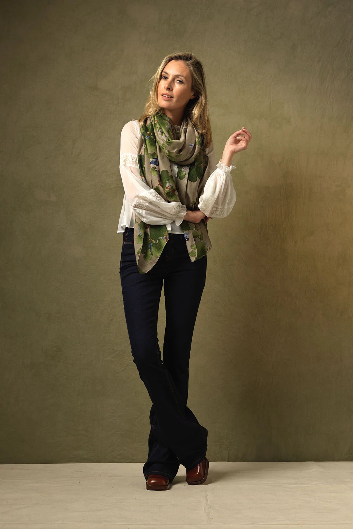 Acer Green Scarf - One Hundred Stars