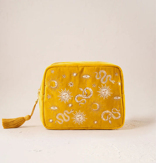 Elizabeth Scarlett Alchemy Wash Bag - Mustard Yellow