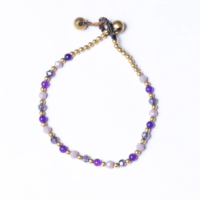 Rigtig Anxiety Crystal Healing Bracelet - Amethyst