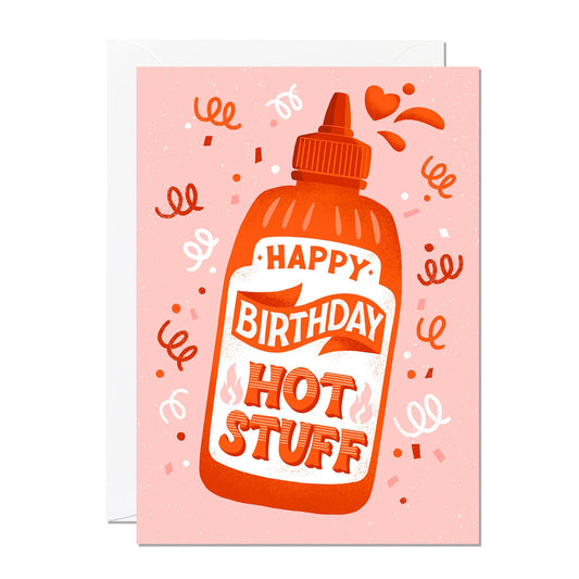 Hot Stuff Birthday Card