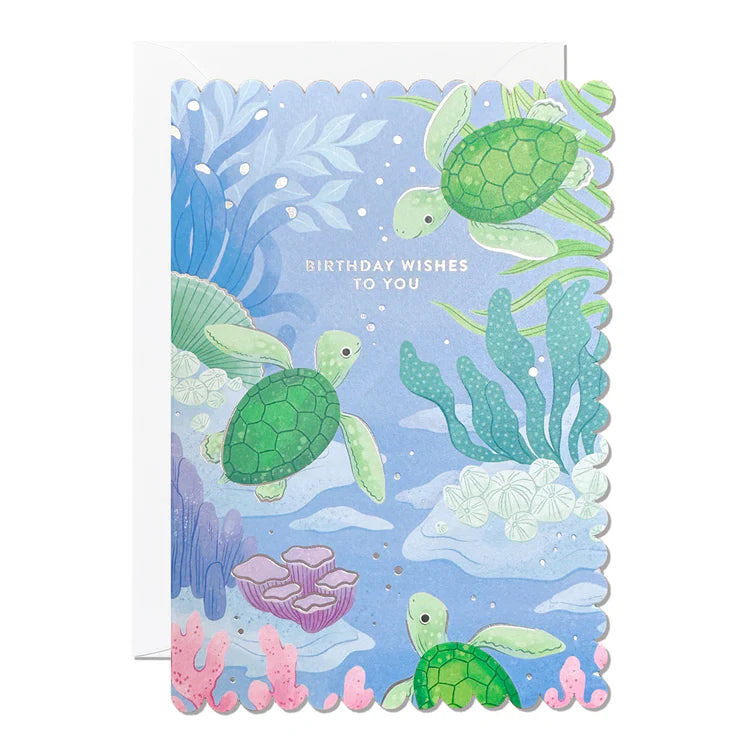 Sea Turtle Birthday Wishes Card – Lark London