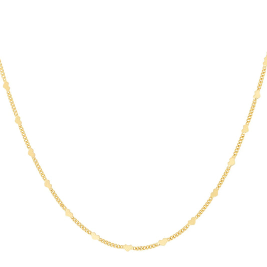 Vurchoo Heart Dainty Chain Gold - Trinidad & Tobago