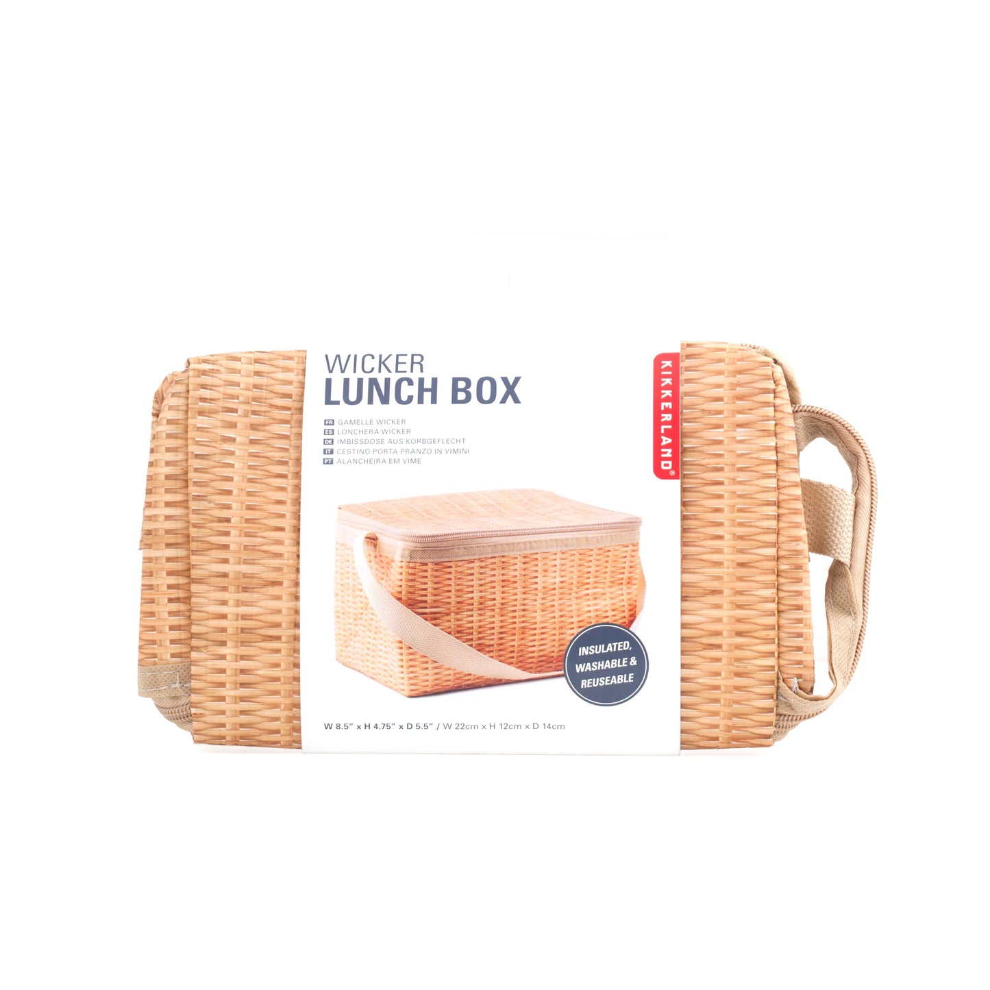 Wicker Lunch Box