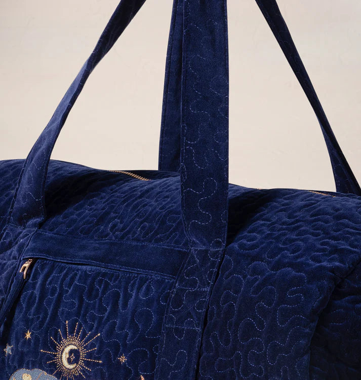 Elizabeth Scarlett Celestial Elephant Overnight Bag - Navy