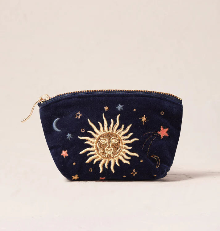 Elizabeth Scarlett Celestial Coin Purse - Navy