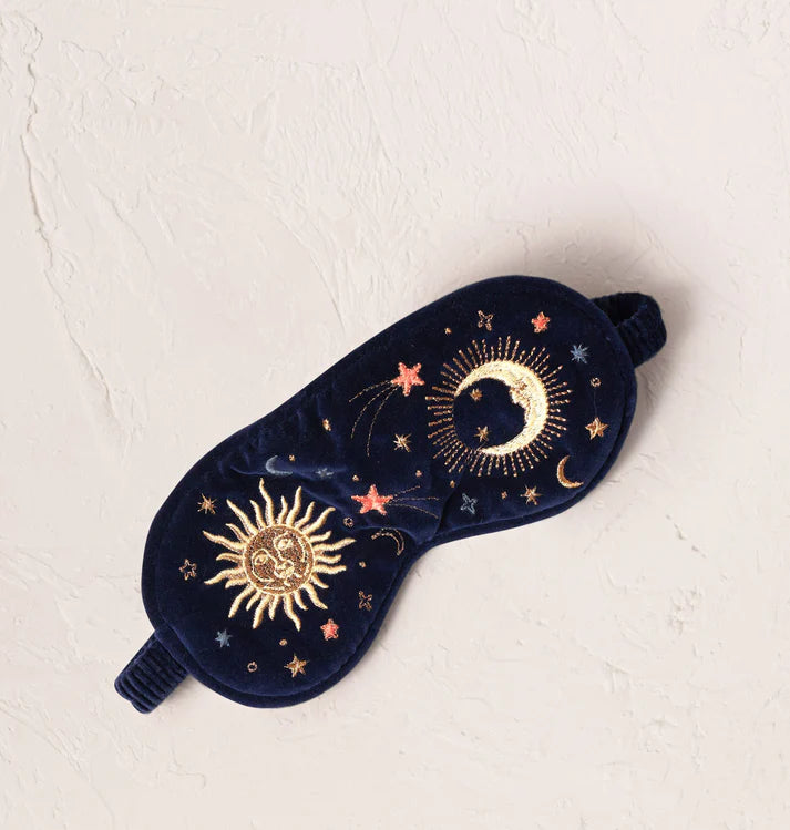 Elizabeth Scarlett Celestial Eye Mask - Navy