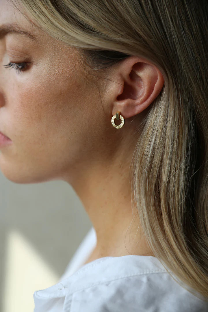 Tutti & Co Palm Earrings - Gold