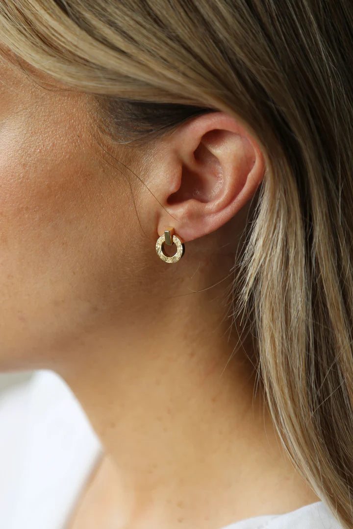 Tutti & Co Palm Earrings - Gold