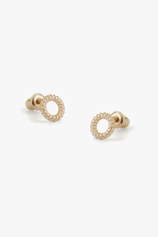 Tutti & Co Sail Stud Earrings - Gold