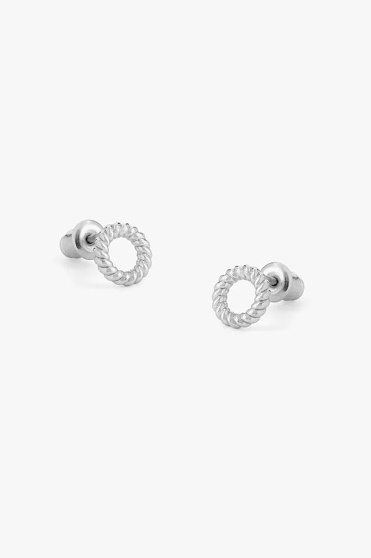 Tutti & Co Sail Stud Earrings - Silver