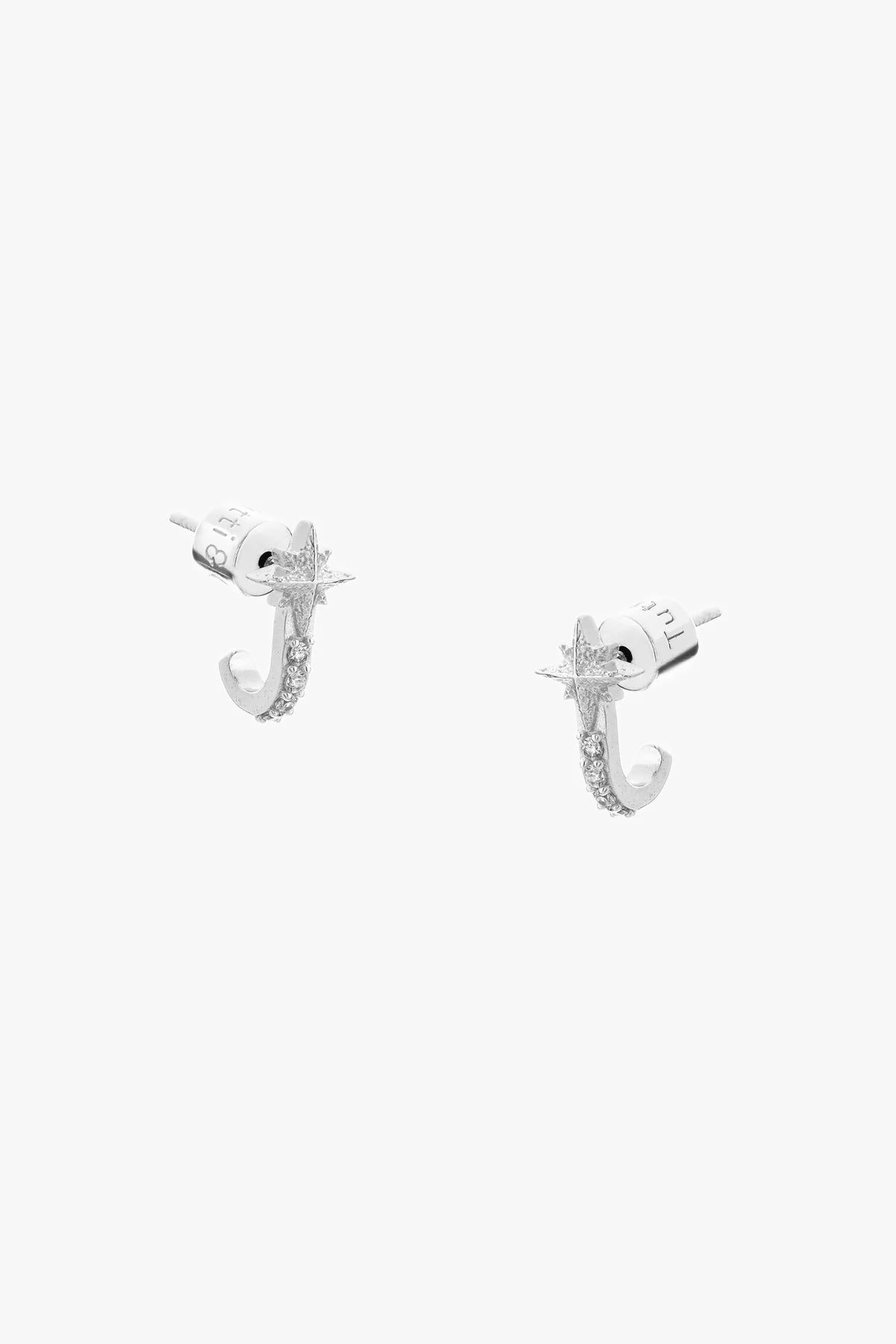 Tutti & Co Cosmic Hoop Earrings - Silver