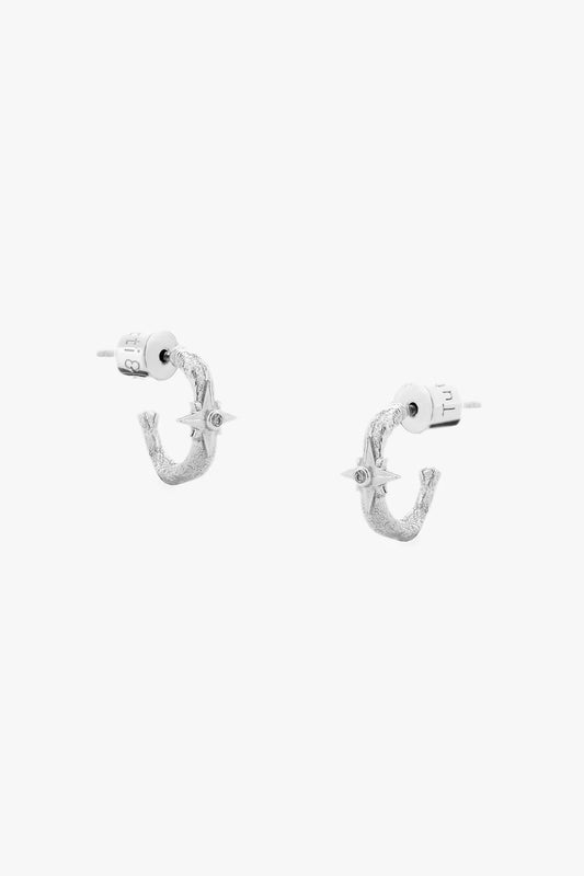 Tutti & Co Dream Hoop Earrings - Silver