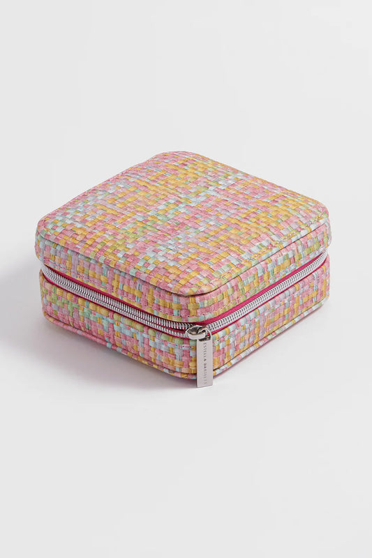 Estella Bartlett Woven Mini Square Jewellery Box - Multi