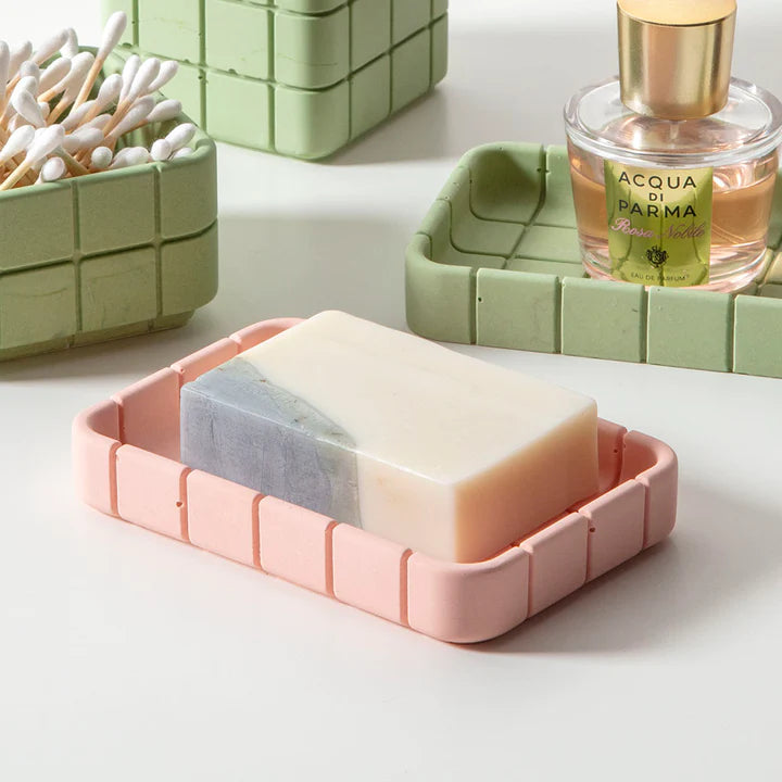 Tile Soap Dish - Miami Pink