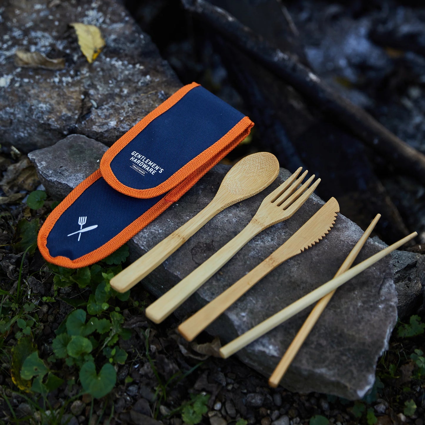 Gentlemen's Hardware - Bamboo Cutlery Set