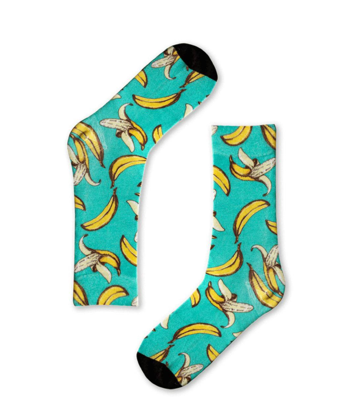 Naked Patterned Unisex Bamboo Socks / Banana's