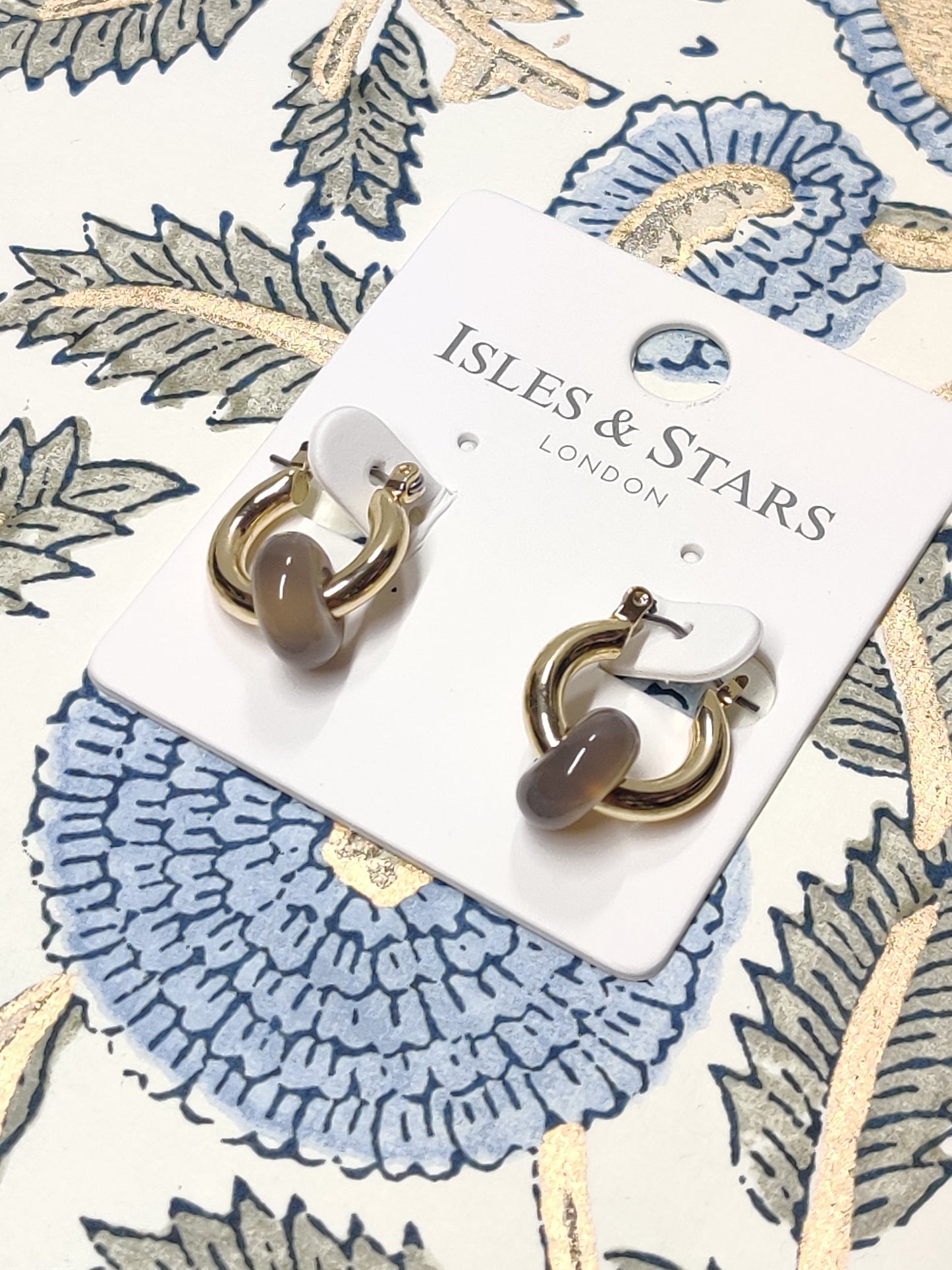 Isles & Stars Chubby Charm Hoop Earrings