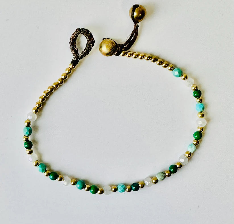 Rigtig Luck Crystal Healing Bracelet - Turquoise