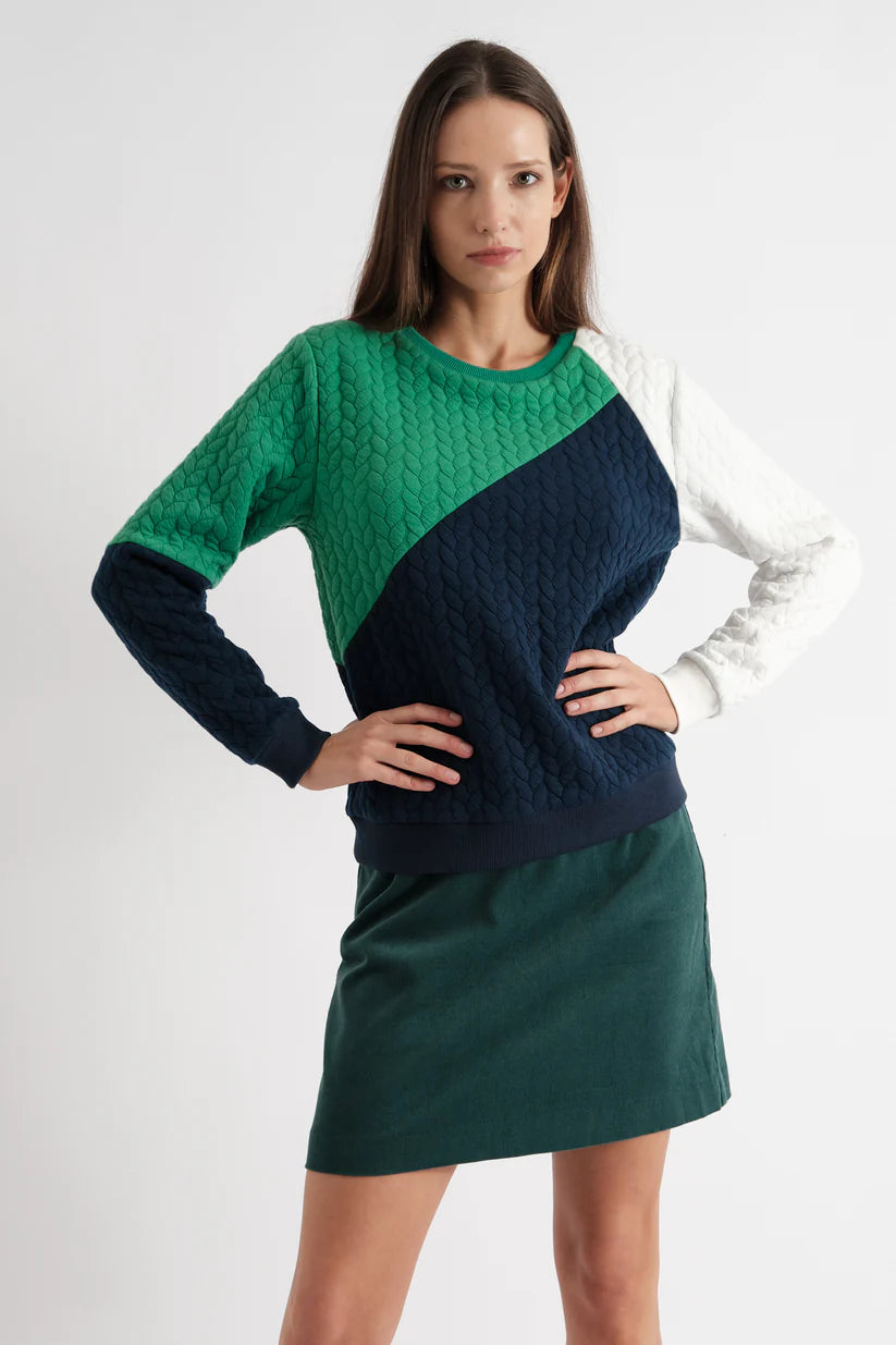 Louche Jan Mix Match Sweatshirt - Multicolour