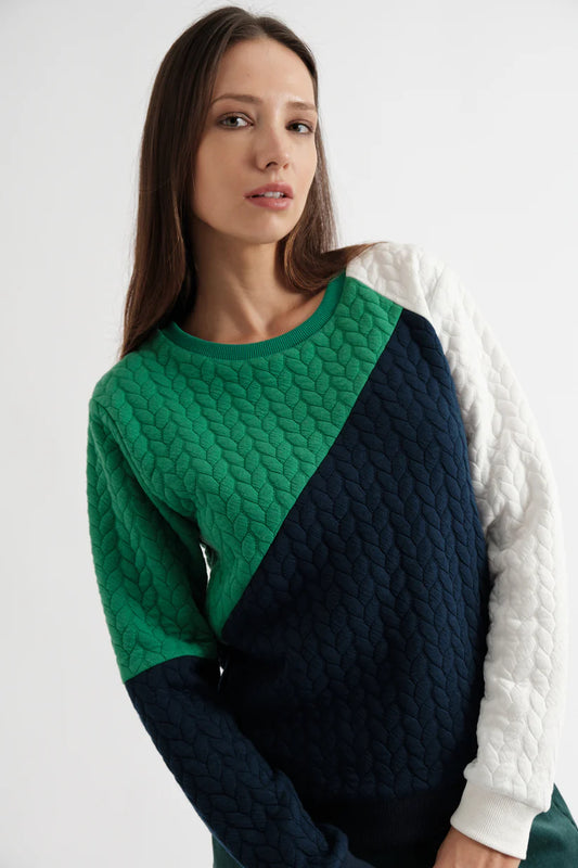 Louche Jan Mix Match Sweatshirt - Multicolour