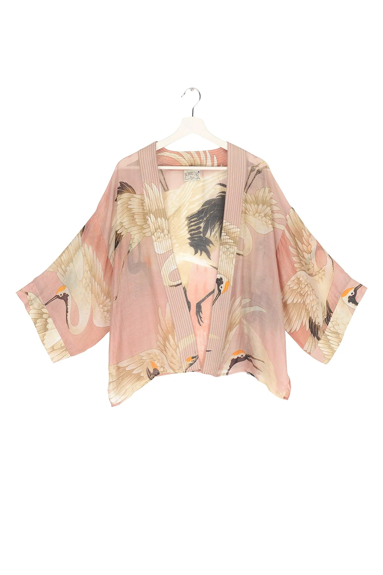 Stork Plaster Pink Kimono - One Hundred Stars