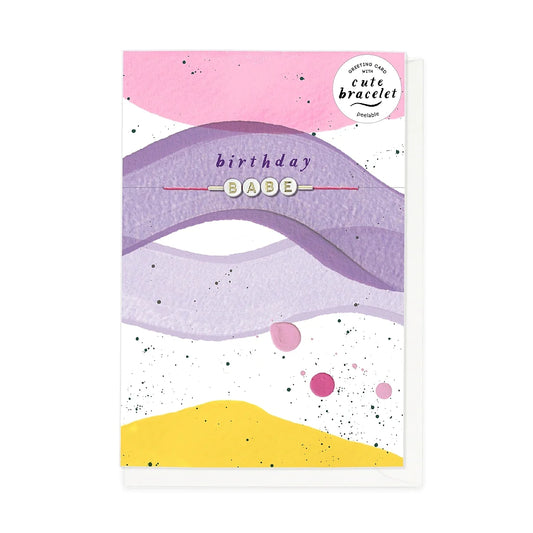 Lucky Dip Birthday Babe Bracelet Card