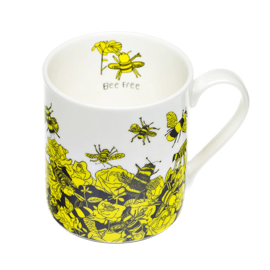 Arthouse Unlimited Fine Bone China Mug - Bee Free