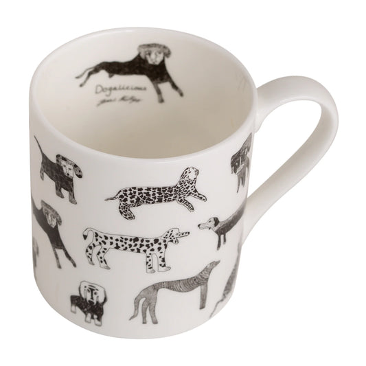 Arthouse Unlimited Fine Bone China Mug - Dogolicious