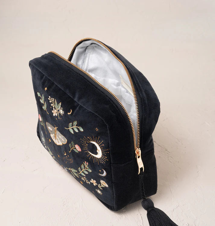 Elizabeth Scarlett Midnight Mysticism Wash Bag - Charcoal