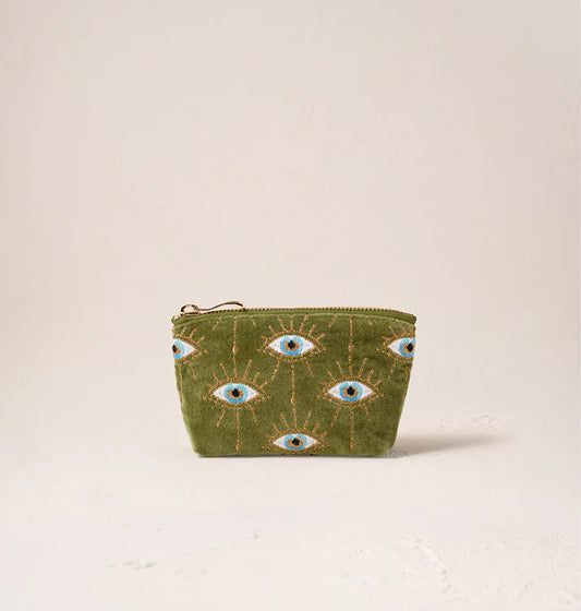 Elizabeth Scarlett Mystical Eye Coin Purse - Garden Green